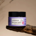 The Bare Bar Lavender Body Cream Floral Sweet Scent With Sandalwood & Lavender | Grocsy