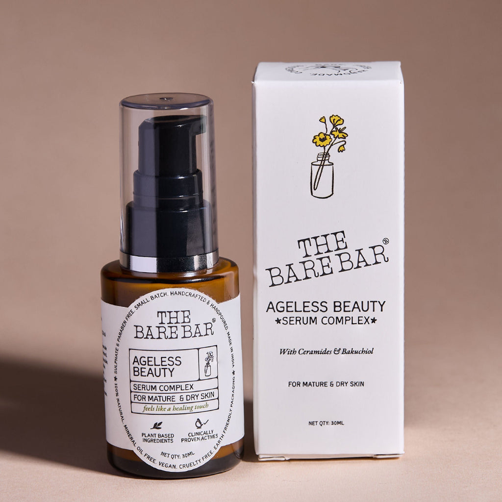 The Bare Bar Ageless Beauty Serum With Bakuchiol & Ceramides | Grocsy