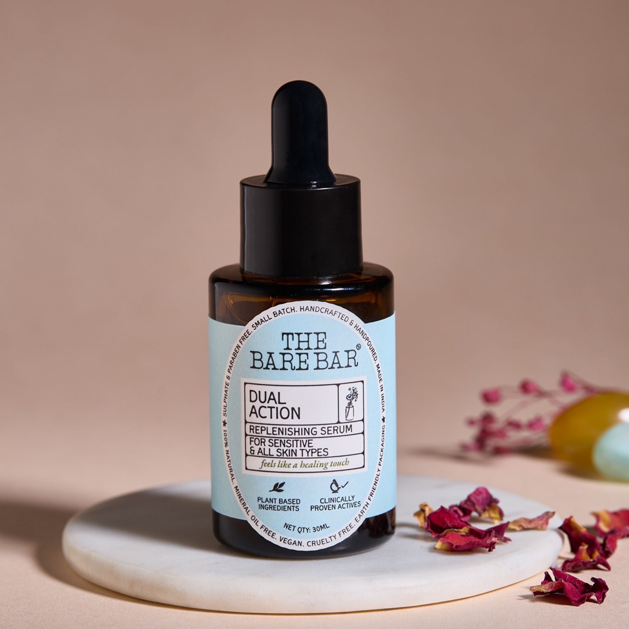 The Bare Bar Dual Action Serum With Cactus & Niacinamide | Grocsy