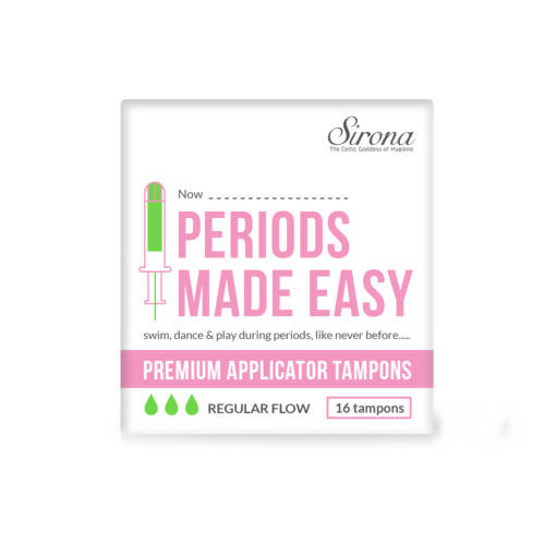 Sirona Premium Applicator Tampons - Regular Flow | Grocsy
