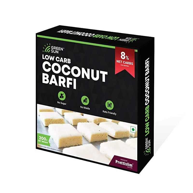 Green Sun Low Carb Coconut Barfi | Grocsy