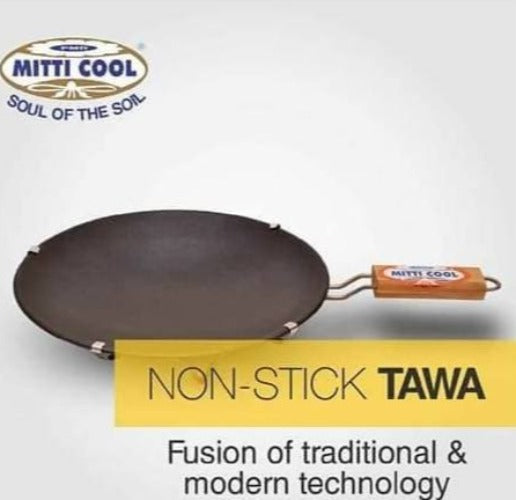 Mitticool Non-Stick Tawa With Handle | Grocsy