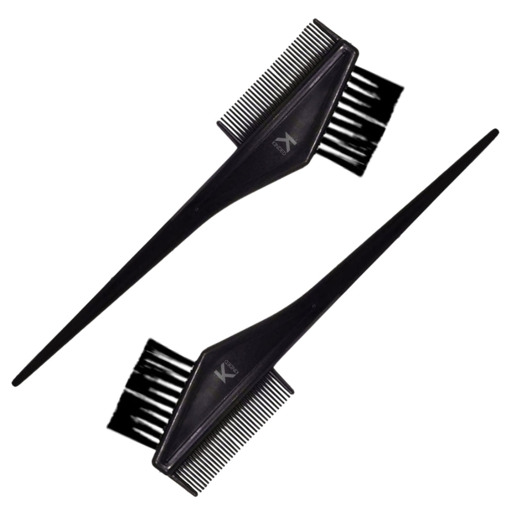 KINDED 2 In 1 Hair Colouring Dye Brush Applicator And Tail Comb Set of 2 | Grocsy