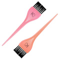 KINDED Multipurpose Pink & Orange Hair Color and Mehndi Brush Set of 2 | Grocsy