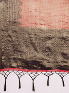 Saree Mall Pink Woven Design Zari Silk Blend Banarasi Saree | Grocsy