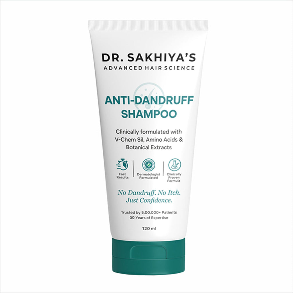 Dr.Sakhiya Anti-Dandruff Shampoo, Itchy Scalp Relief For Men & Women | Grocsy