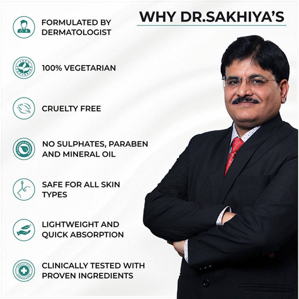 Dr.Sakhiya Anti-Dandruff Shampoo, Itchy Scalp Relief For Men & Women | Grocsy