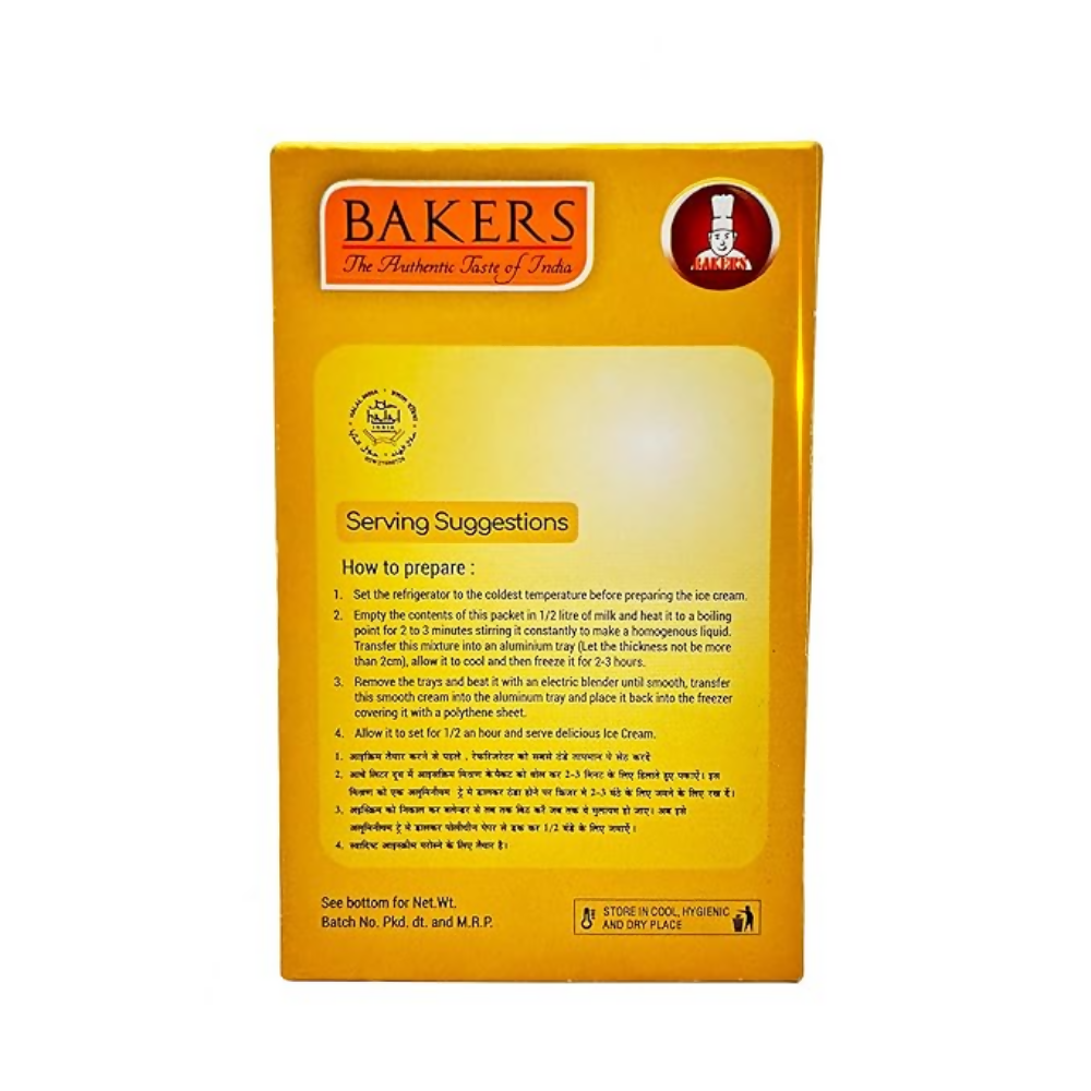 BAKERS Kesar Pista Ice Cream Powder | Grocsy