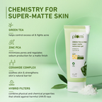 Plum Green Tea & Zinc Super-Matte Sunscreen Gel SPF 50 PA ++++ | Grocsy