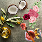 KINDED Lip Sugar Scrub Herbal Exfoliator - Rose | Grocsy
