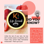 KINDED Lip Sugar Scrub Herbal Exfoliator - Rose | Grocsy