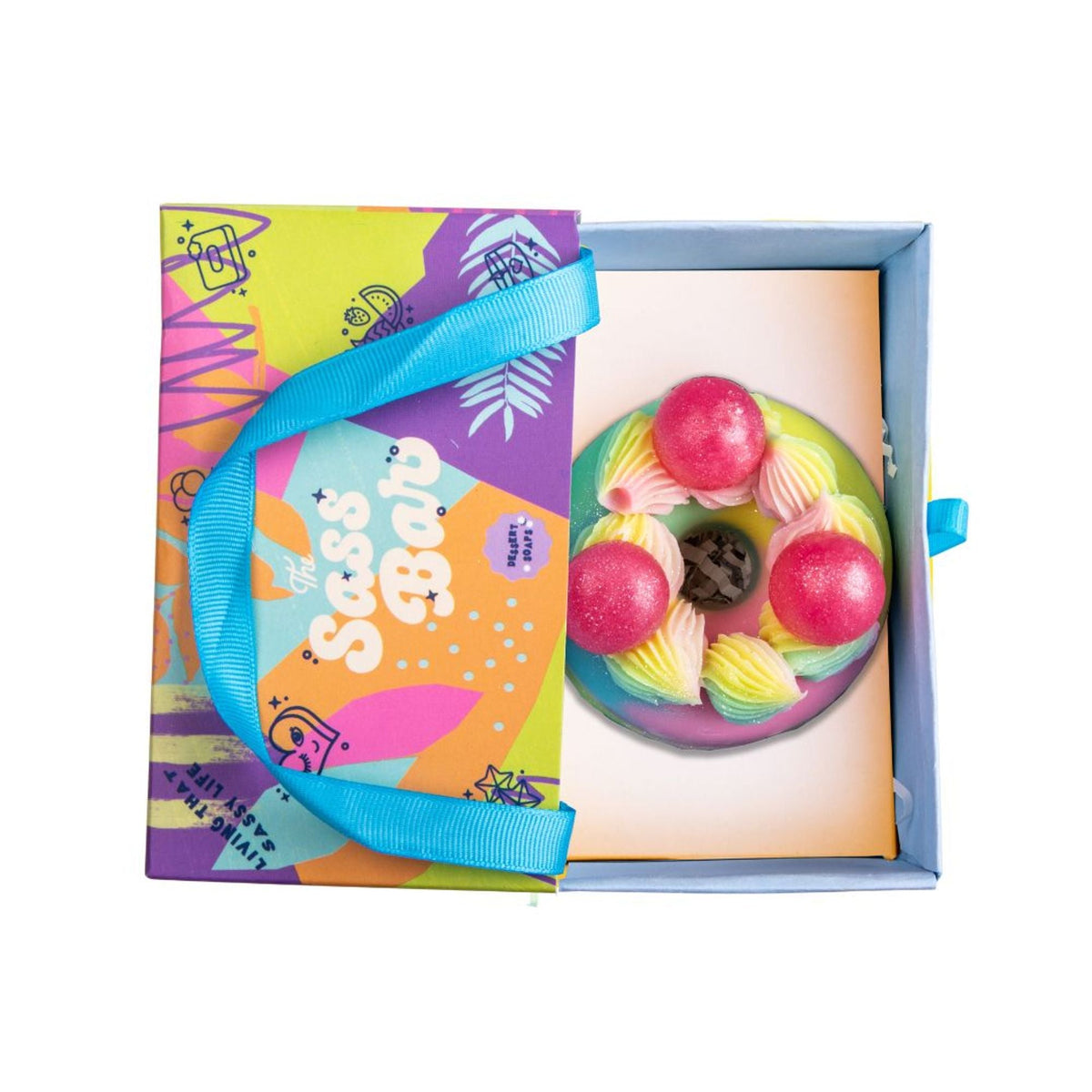 The Sass Bar Cherry Glazed Donut Soap | Grocsy