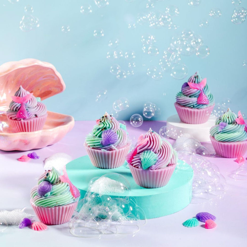 The Sass Bar Mermaid Lagoon Cupcake Soap | Grocsy