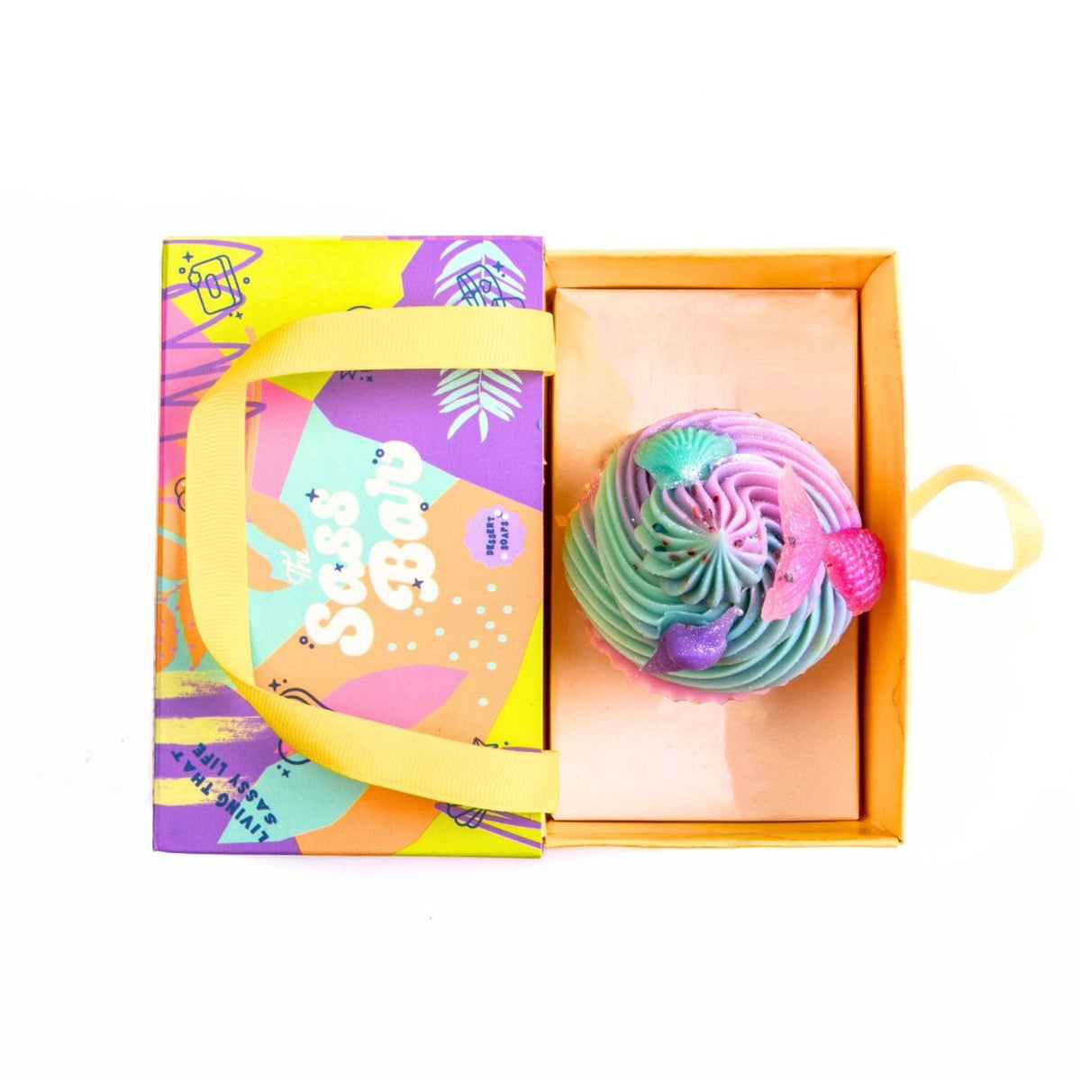 The Sass Bar Mermaid Lagoon Cupcake Soap | Grocsy