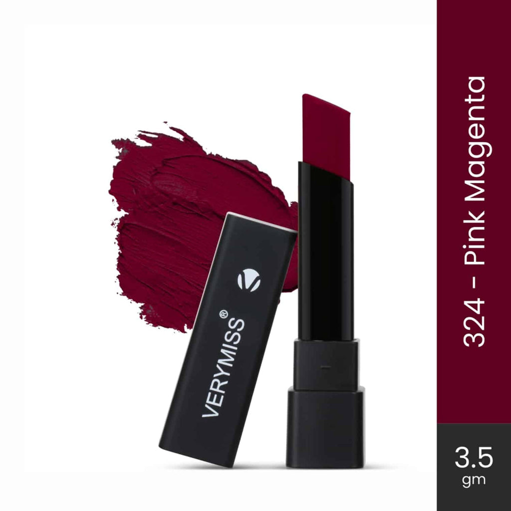 VERYMISS Ultra Rich Matte Lipstick - 324 Pink Magenta | Grocsy