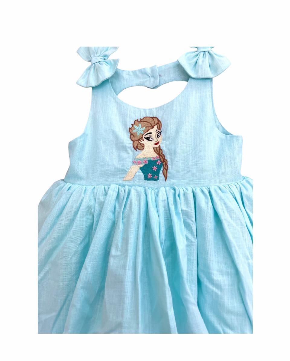 ArthLife Elsa Embroidered Dress | Grocsy