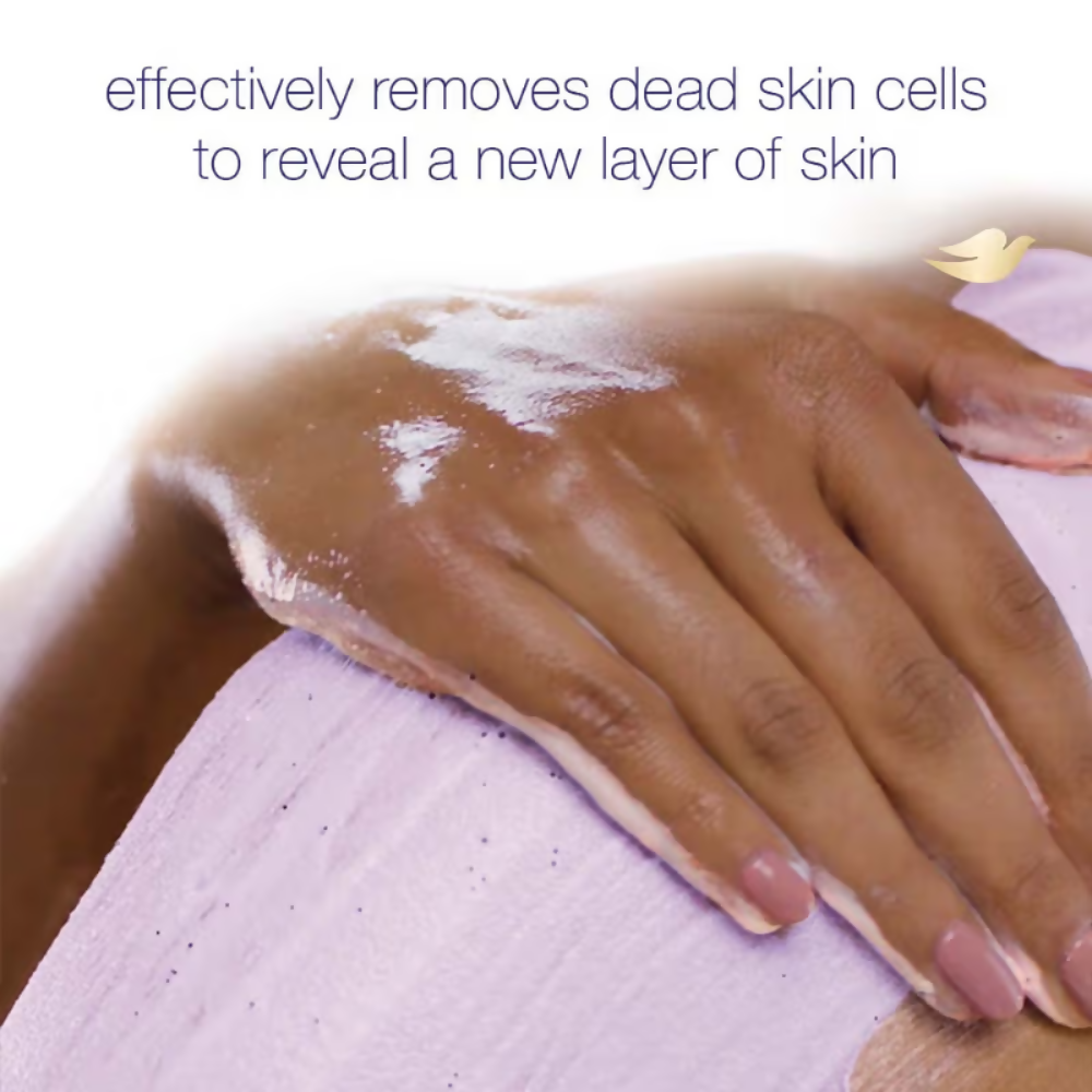 Dove Exfoliating Body Polish Scrub With Crushed Lavender And Coconut Milk | Grocsy