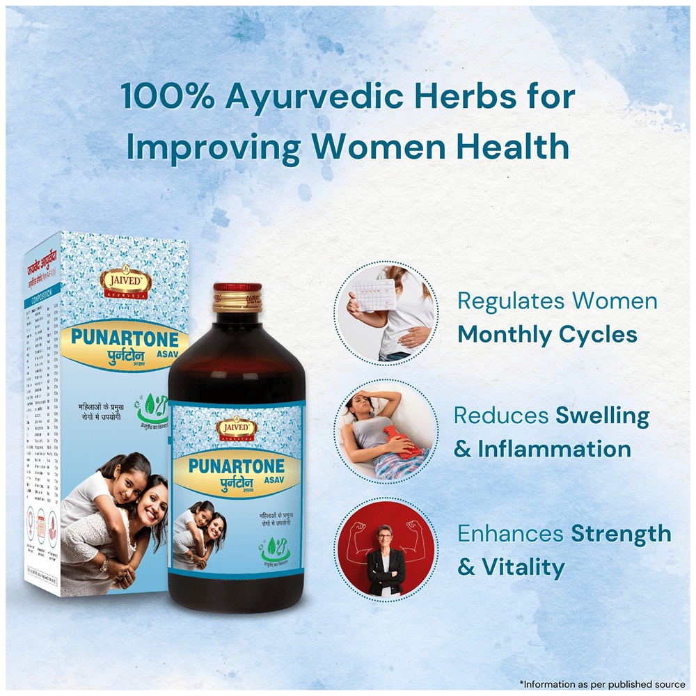 Jaived Ayurveda Punartone Asav | Grocsy