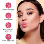 Swiss Beauty Moist Heist Lip Oil Colour-Changing With Vitamin E & Mint Oil - 2 Cucumber Trap | Grocsy