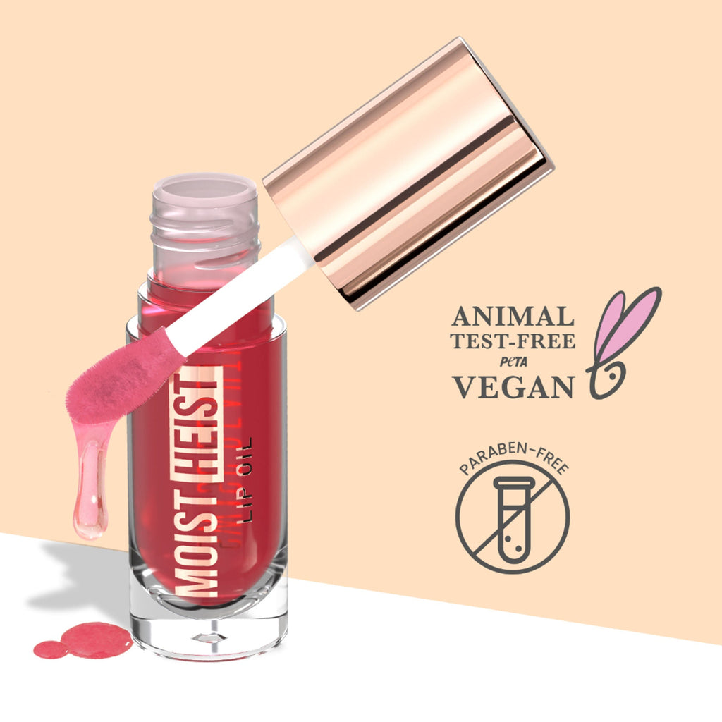 Swiss Beauty Moist Heist Lip Oil Colour-Changing With Vitamin E & Mint Oil - 2 Cucumber Trap | Grocsy