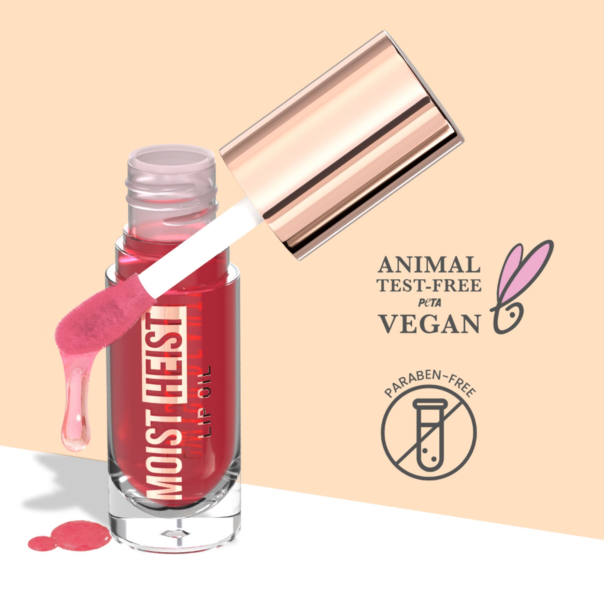 Swiss Beauty Moist Heist Lip Oil Colour-Changing With Vitamin E & Mint Oil - 2 Cucumber Trap | Grocsy