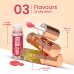 Swiss Beauty Moist Heist Lip Oil Colour-Changing With Vitamin E & Mint Oil - 3 Melon Loot | Grocsy
