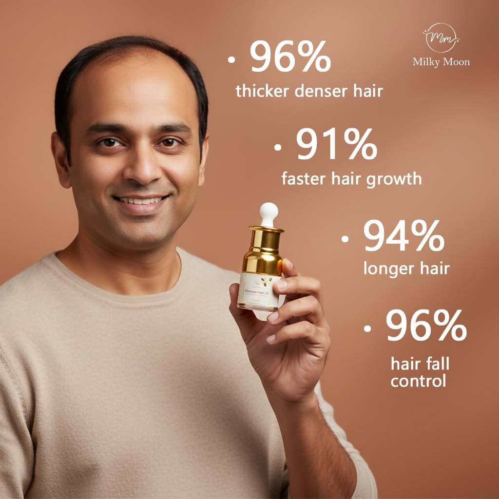 Milky Moon Ghanere Hair Oil for Hair Growth & Anti Hair Fall | Grocsy