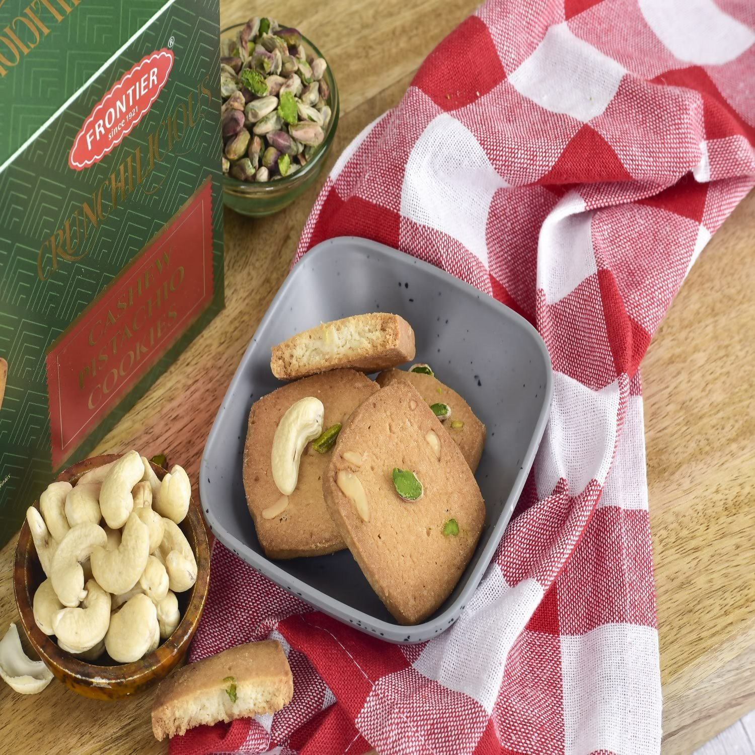 Frontier Biscuits - Cashew Pistachio Cookies | Grocsy