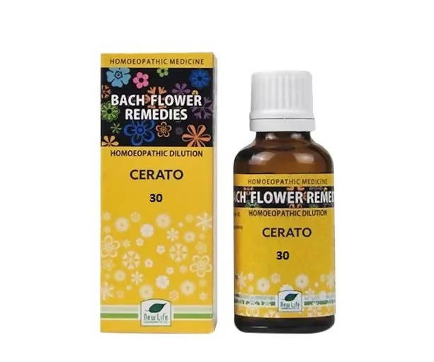 New Life Homeopathy Bach Flower Remedies Cerato 30 Dilution | Grocsy