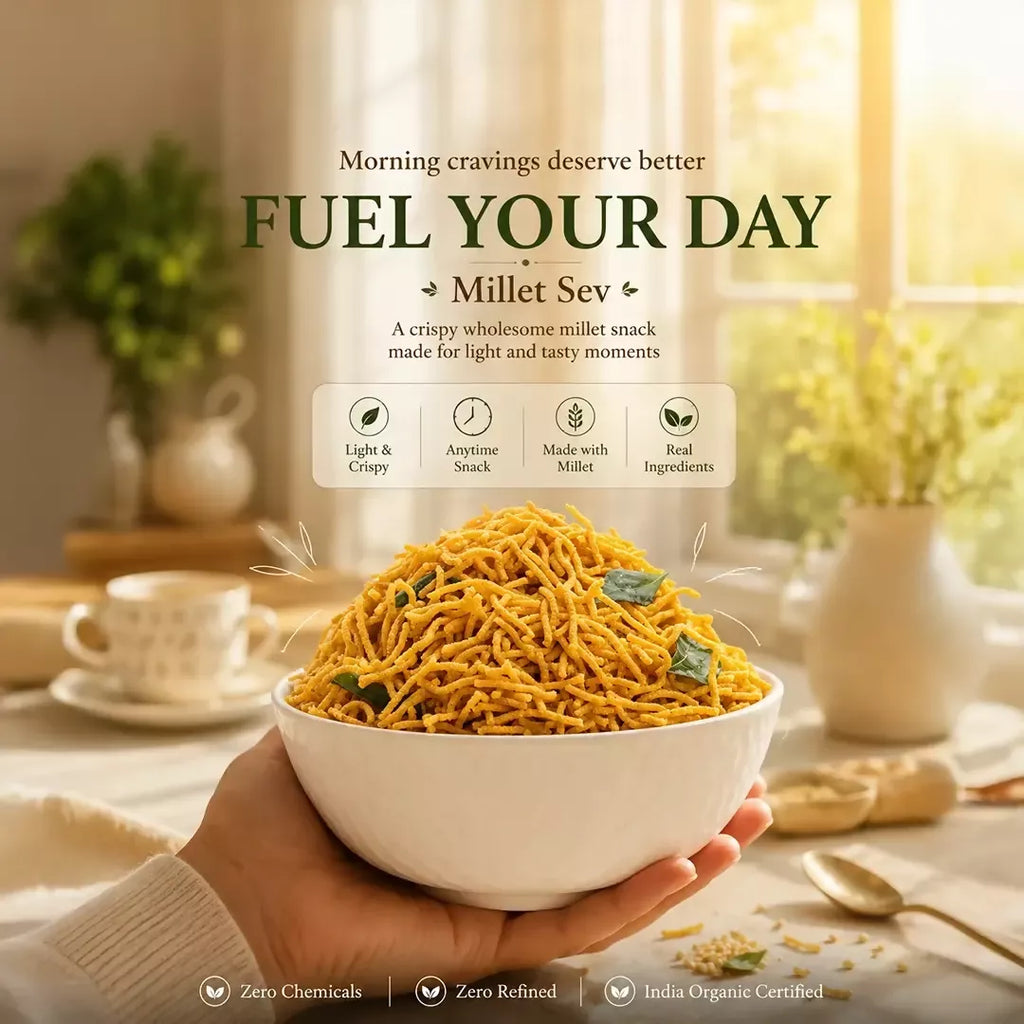 Frissly Organics Millet Sev | Grocsy