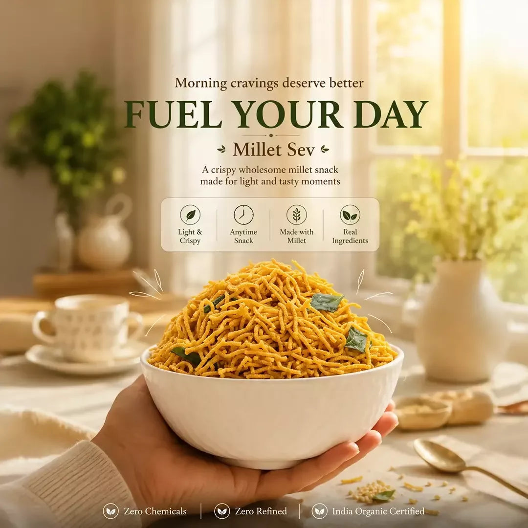 Frissly Organics Millet Sev | Grocsy