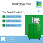 TeaFit Premium NO SUGAR Instant Saffron Tea Premix - Travel Pack | Grocsy