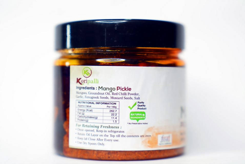 Koripalli Pickles Mango Pickle | Grocsy