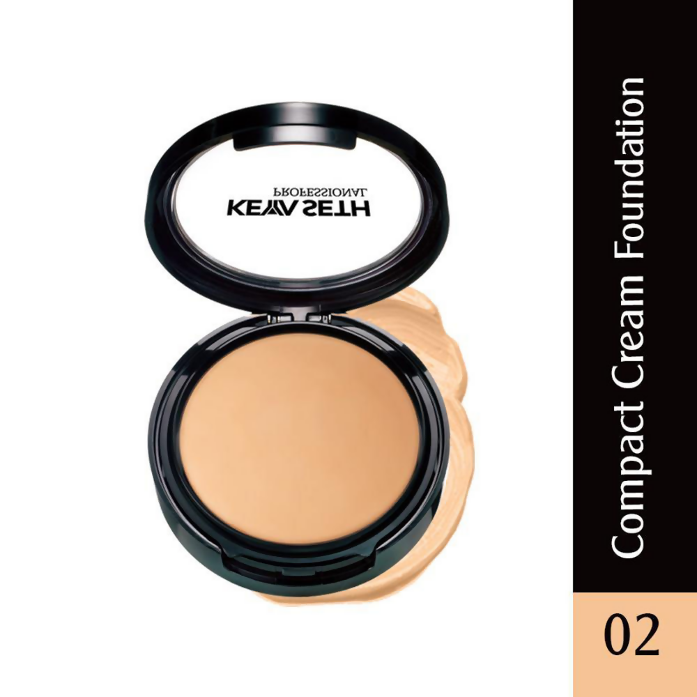 Keya Seth Aromatherapy Professional Compact Cream Foundation - Shade 2 | Grocsy