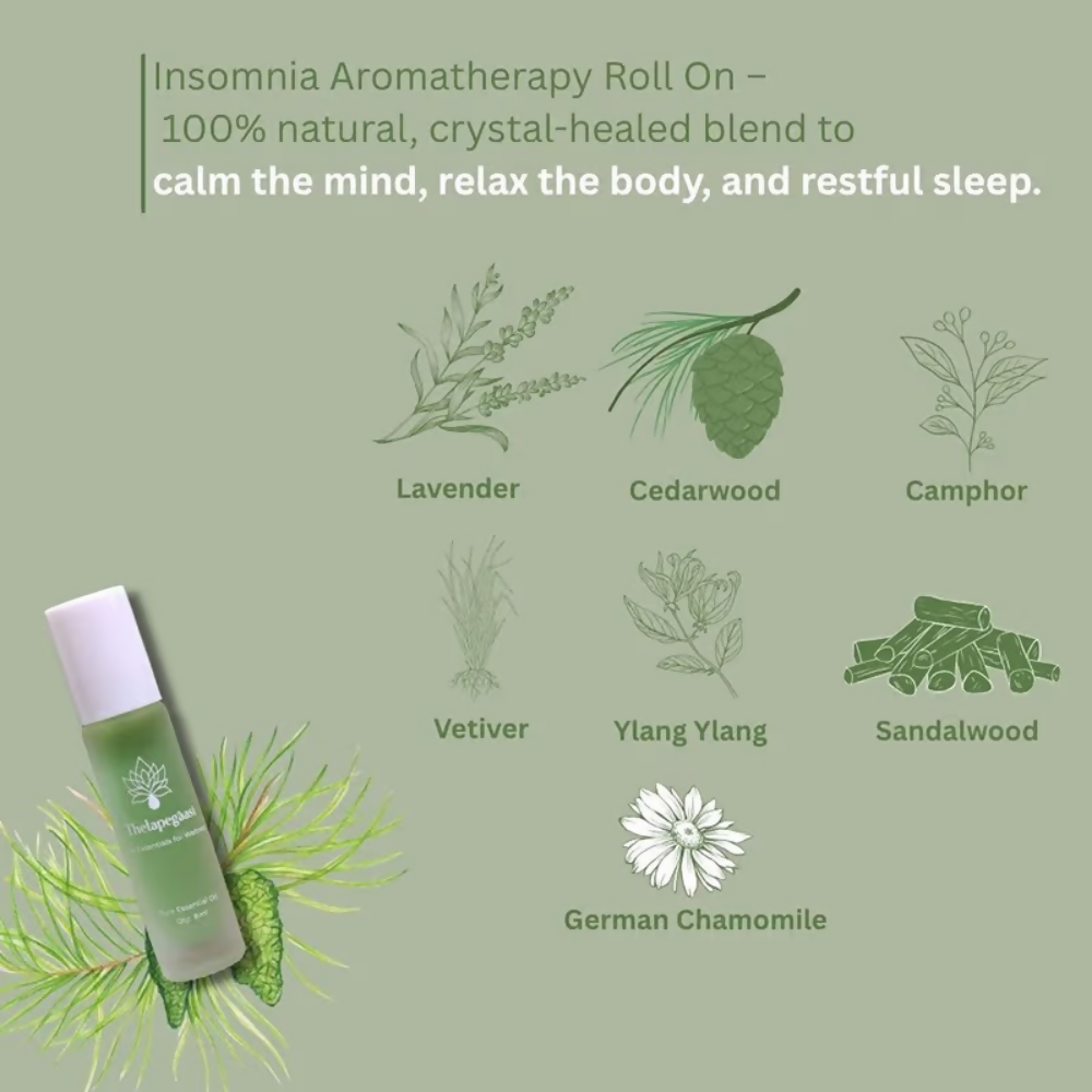 Thetapegaasi Insomnia Pure Essential Oil Roll-On | Grocsy