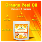 VedicAyurveda Manicure Pedicure Spa Kit Orange Peel Oil | Grocsy