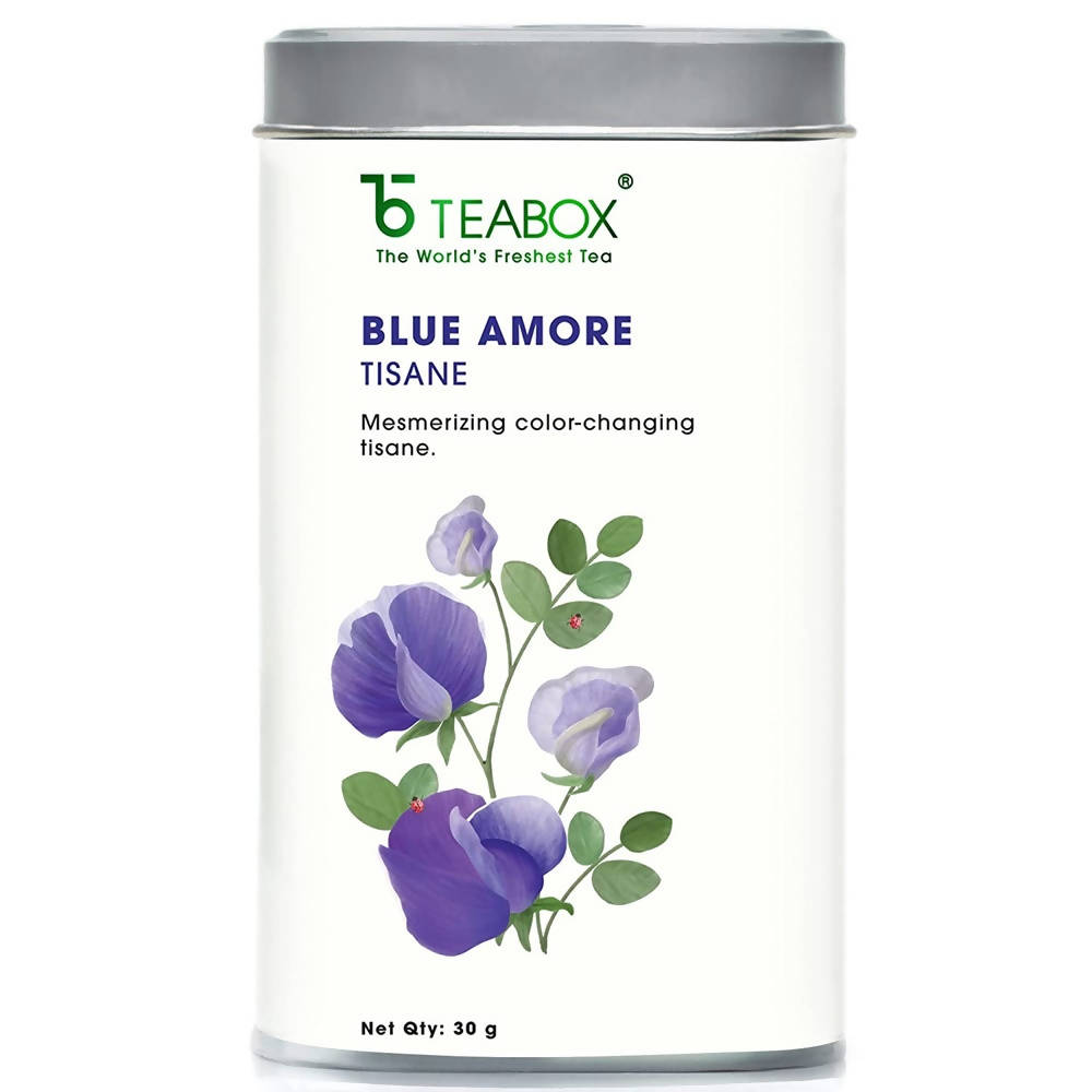 Teabox Blue Amore Tisane Tea | Grocsy