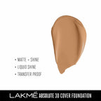 Lakme Absolute 3D Cover Foundation - Cool Walnut | Grocsy