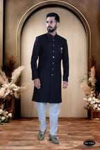 Joban Fashion Men's Blue TR Kurta with Pyjama | Grocsy
