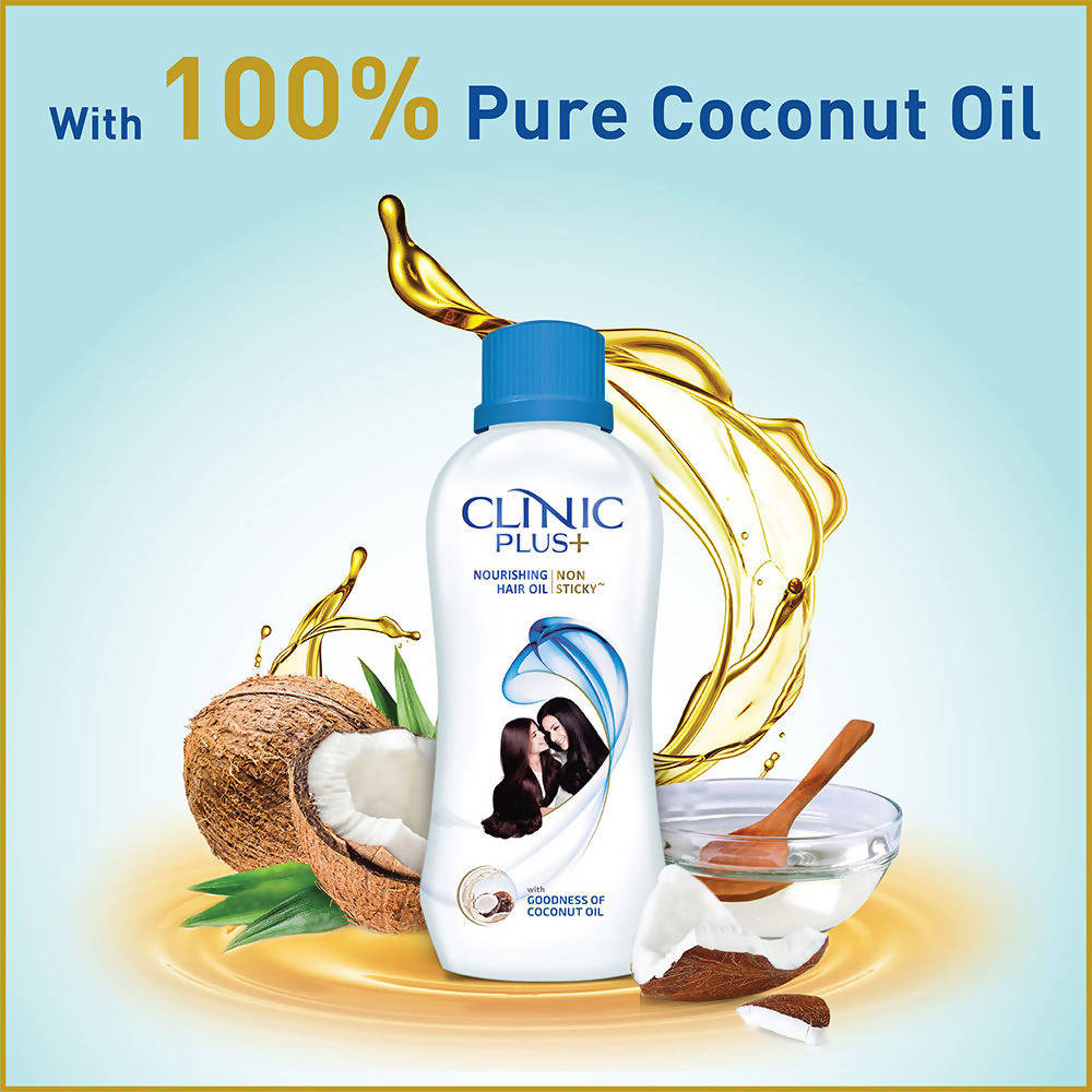 Clinic Plus Non Sticky Nourishing Hair Oil | Grocsy