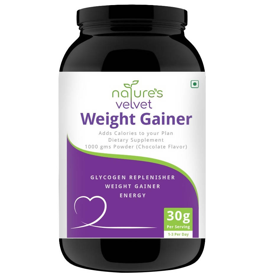 Nature's Velvet Weight Gainer - Chocolate Flavor Powder | Grocsy