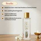 Pujashree Kewra Jal Natural Kewra Water Face Toner For Men & Women | Grocsy