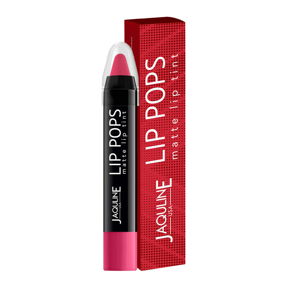 Jaquline USA Lip Pops Matte Lip Tint - Pink Pop 06 | Grocsy
