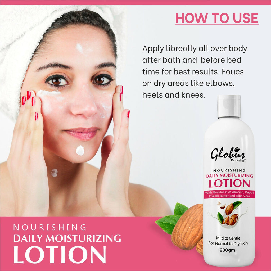 Globus Remedies Nourishing & Daily Moisturizing Body Lotion, For Silky Smooth Skin | Grocsy