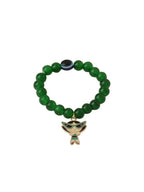 NVR Men & Women Green Artificial Beads Stylish Bracelet | Grocsy