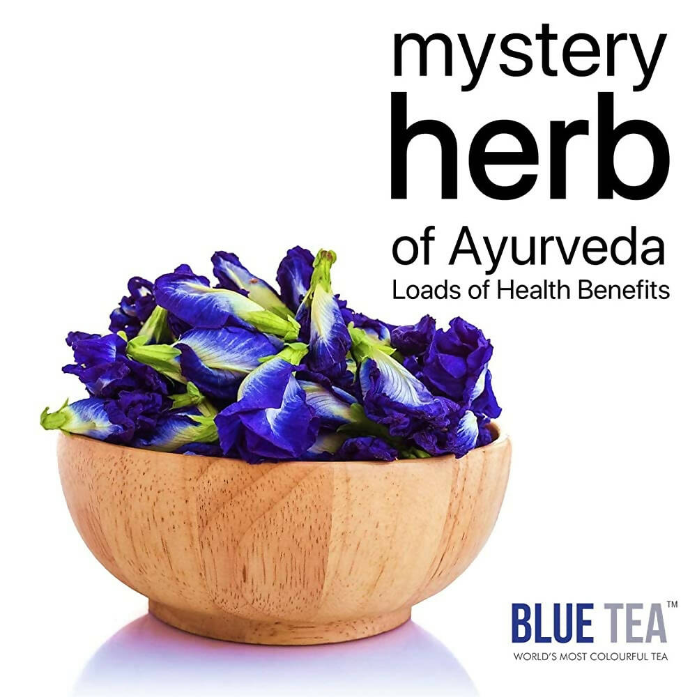 Blue Tea Butterfly Pea Cinnamon Herbal Tea Bags | Grocsy