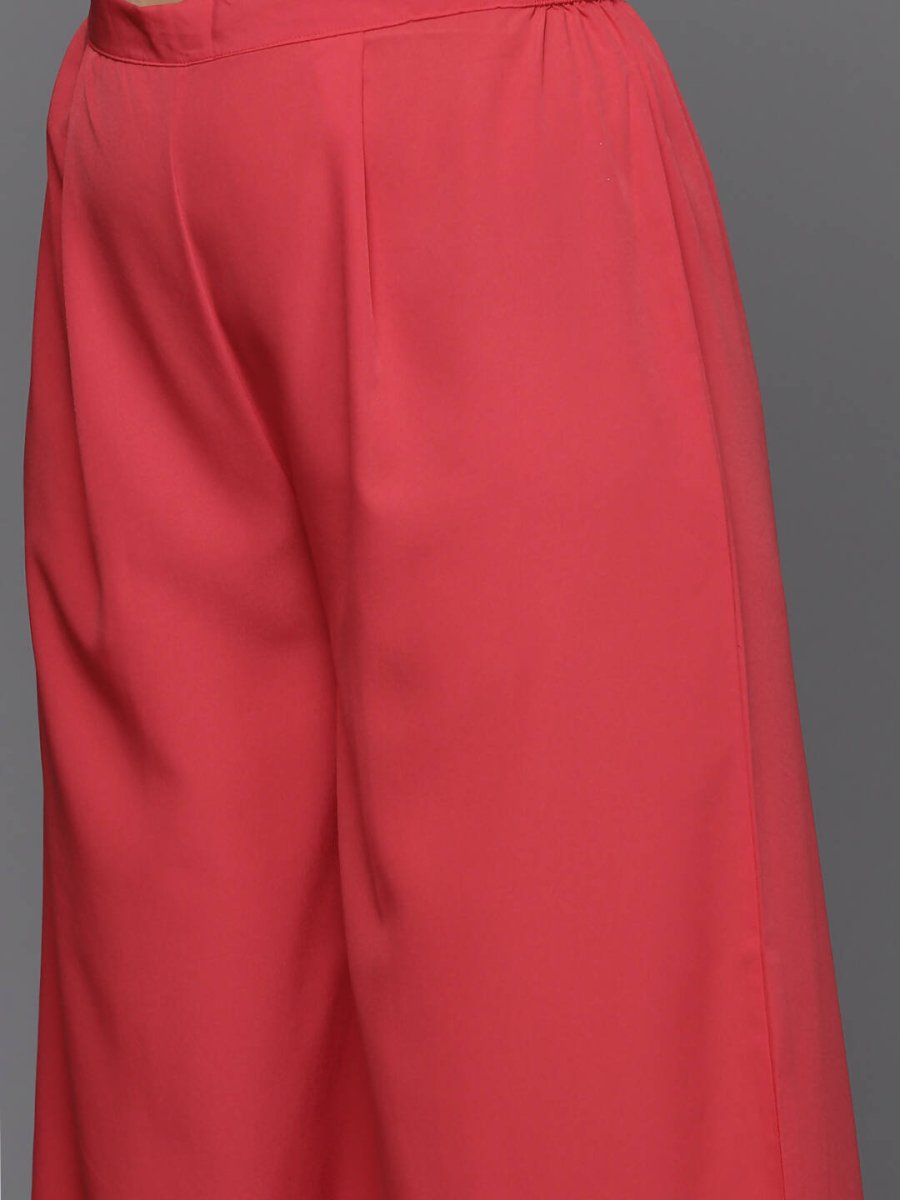 Ahalyaa Women's Traditional wear Kurta Set - Red | Grocsy