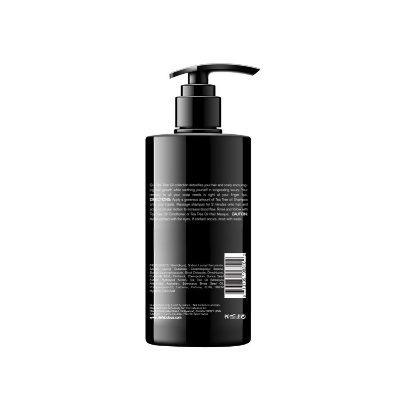 De Fabulous Tea Tree Oil Sulphate Free Shampoo For All Hair Types | Grocsy