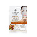 Ayouthveda Vitamin C Rich Oats Silk & Honey Face Serum Sheet Mask | Grocsy