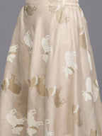 Ahalyaa Women's Traditional Wear Co-ods - Tan | Grocsy
